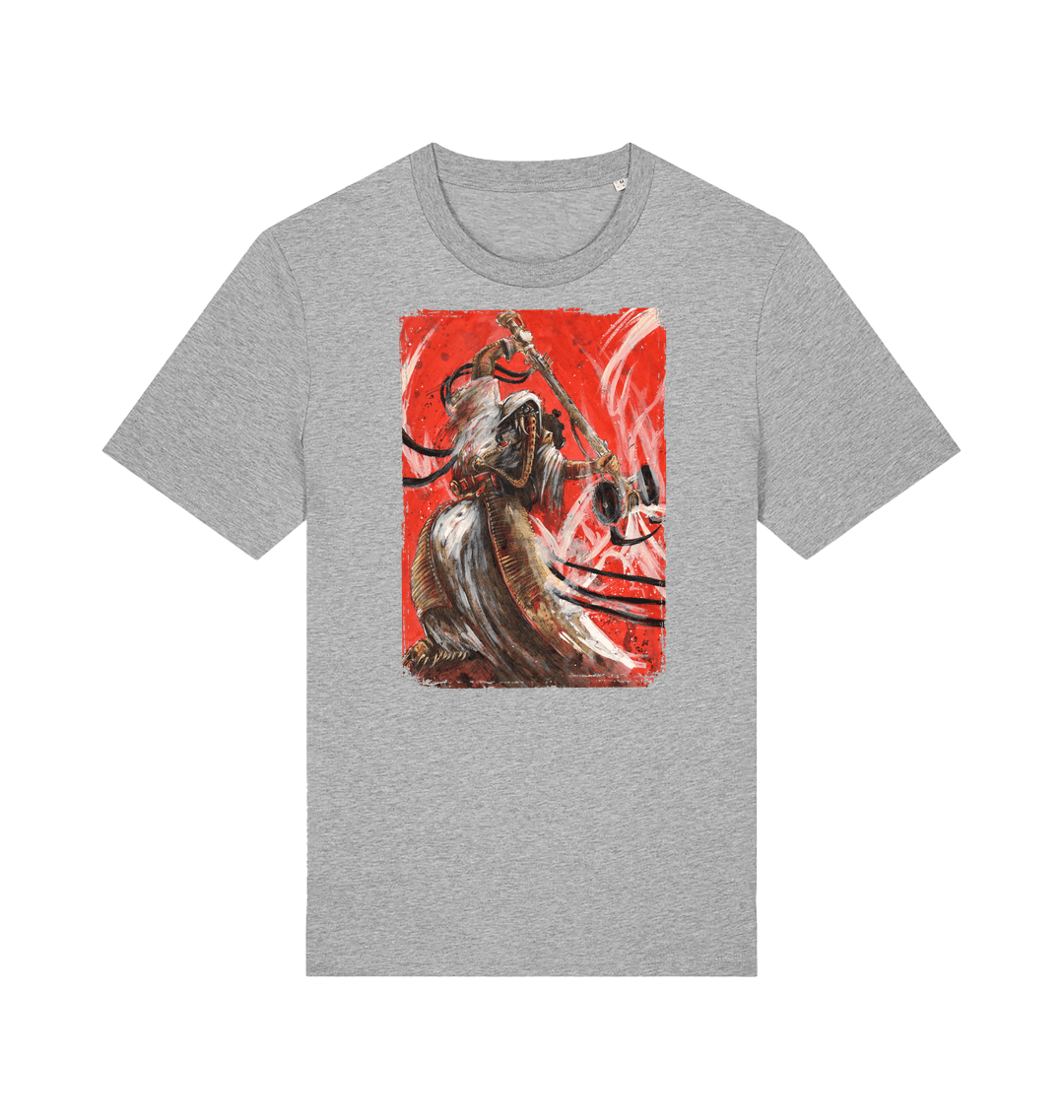 Heather Grey Printed T-shirt Front